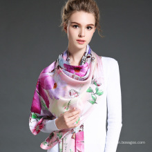 Цифровая печать Long Silk Scarf для женщин